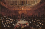 Lionel de Rothschild being introduced into the House of Commons 1858