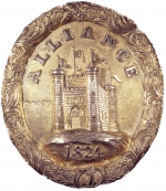Badge of office (worn by Nathan Mayer Rothschild) of the Alliance British and Foreign Life and Fire Assurance Company 1825
