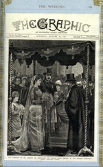 Report in The Graphic of the marriage of Leopold and Marie de Rothschild 1881