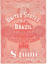 Brazilian 4% Loan 1911: bond for £1000