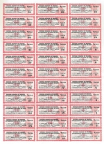 United States of Brazil Government 5% loan 1907: bond coupons