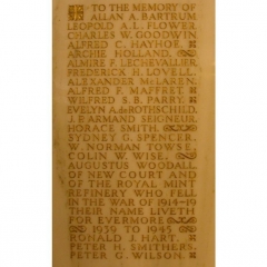 The second New Court War Memorial