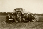 Members of the French Rothschild family and friends on a picnic in the 1930s