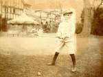Anthony Gustav de Rothschild as a young boy playing golf at Ascott