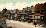 Colour postcard of the Frankfurt Judengasse c.1910