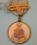 Masonic jewel belonging to F. Ritchings of Ferdinand de Rothschild Lodge (2420). Produced for the 21st anniversary of the lodge in 1913