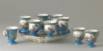 Part of the Sèvres 'Razoumovsky Service' from 1767. Now in The Rothschild Collection (The National Trust) at Waddesdon Manor.