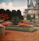 The elegant gardens at Waddesdon