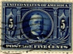 US stamp from the envelope addressed to 'Baron Rothschild' from The White House in November 1904
