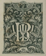 Bookplate of Lionel Walter 2nd Lord Rothschild (1868-1937)