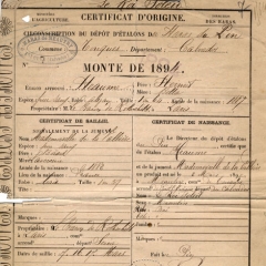 Pedigree certificates