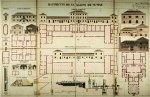Plan of the saltworks buildings (from the collection of the Marciana Library in Venice)