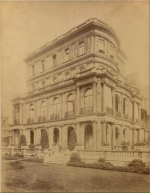 Hamilton Place - the London residence of Leopold de Rothschild (1845-1917). The tennis court can be seen in the bottom left-hand corner