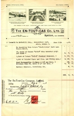 Bill for repairs to tennis courts at Gunnersbury Park 1915
