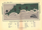 Queen Mary Inaugural Coasting Cruise Itinerary 1936