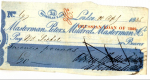 Cheque signed by Nathan Mayer Rothschild in 1835