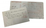 Bills of Lading for food supplies sent to Paris by N M Rothschild & Sons during the Siege of Paris 1870-1871