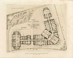 Plan of the Fondation Adolphe de Rothschild Hôpital Ophtalmologique Paris 1909