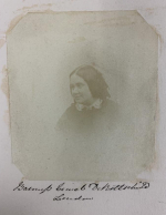 The only known photograph of Baroness Charlotte de Rothschild taken by French photographer André Adolphe-Eugène Disdéri