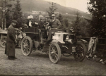 Motoring pioneers: hill climbing on the Aston Clinton estate, c.1905