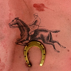 Detail from a menu card from a dinner held in honour of Leopold's Derby victory on 1st June 1904