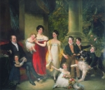 Nathan Rothschild and his family by Hobday 1823