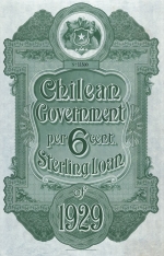 Chilean Government bond 1929